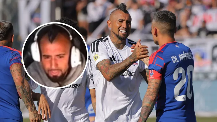 Arturo Vidal tuvo una confusión en su última transmisión. (Foto: Photosport)