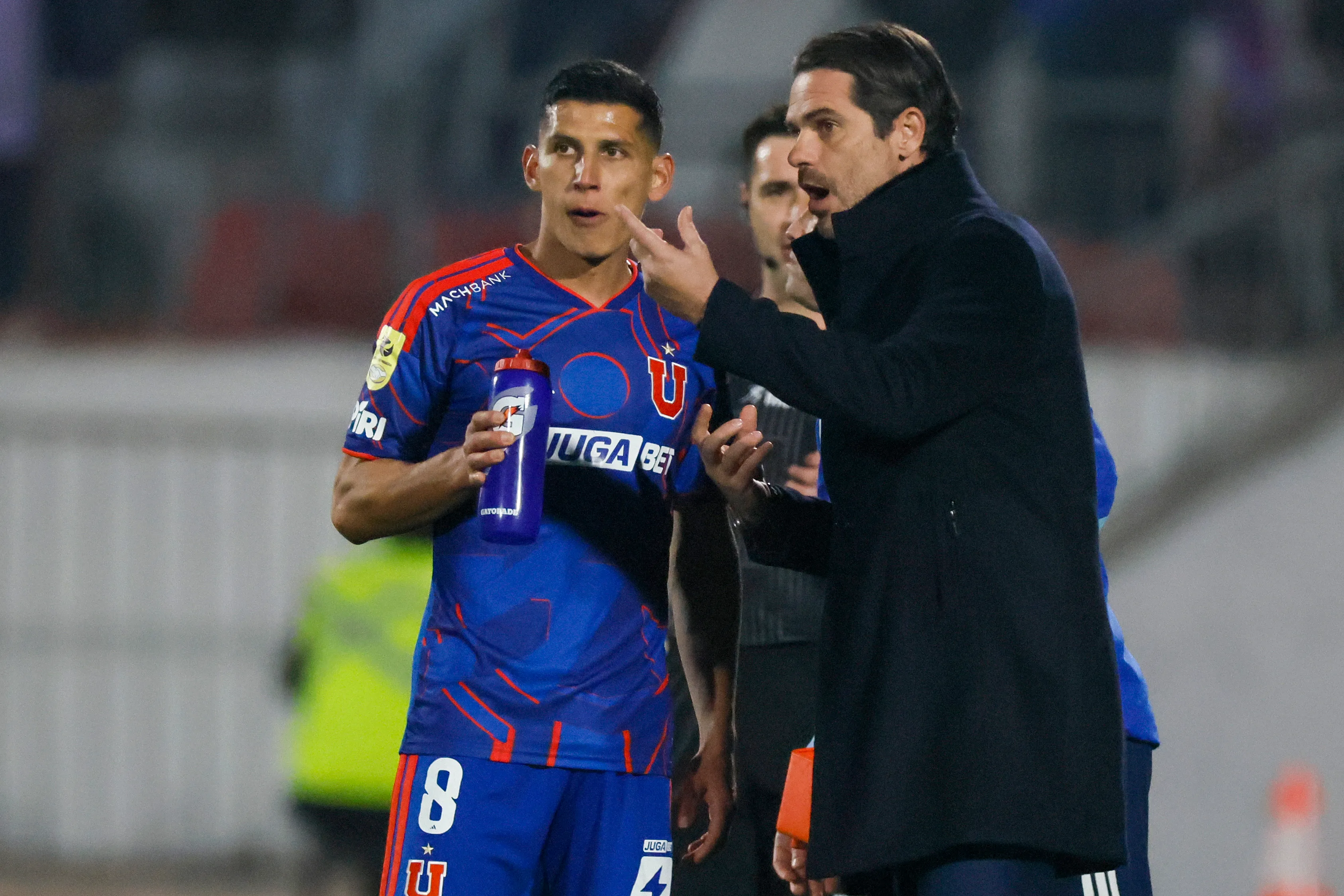 Fernando Gago reportó la ausencia de Israel Poblete en Universidad de Chile. (Imagen: Photosport)