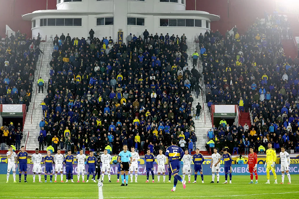 Piero Maza arbitró la ida entre Boca Juniors y Recoleta (Getty Images).