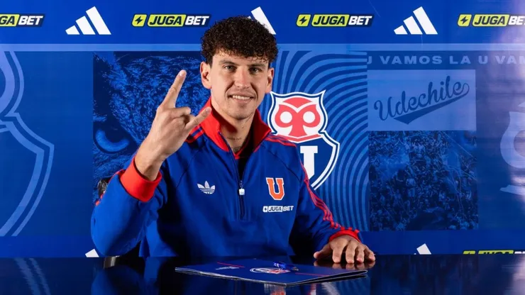 Igor Lichnovsky ya representa los colores de Universidad de Chile.