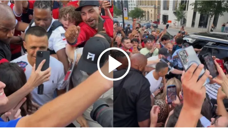 Alexis Sánchez es recibido como rockstar en CF Montréal. (Foto: Captura)