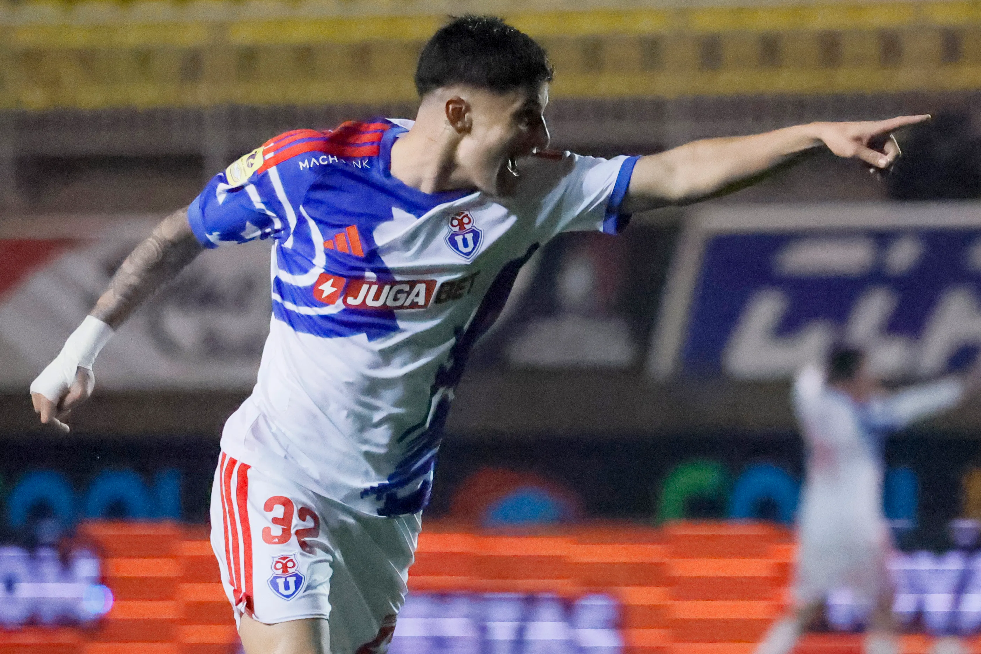 El argentino Gonzalo Reyna debutó con un gol en Universidad de Chile. (Foto: Andrés Piña/Photosport)