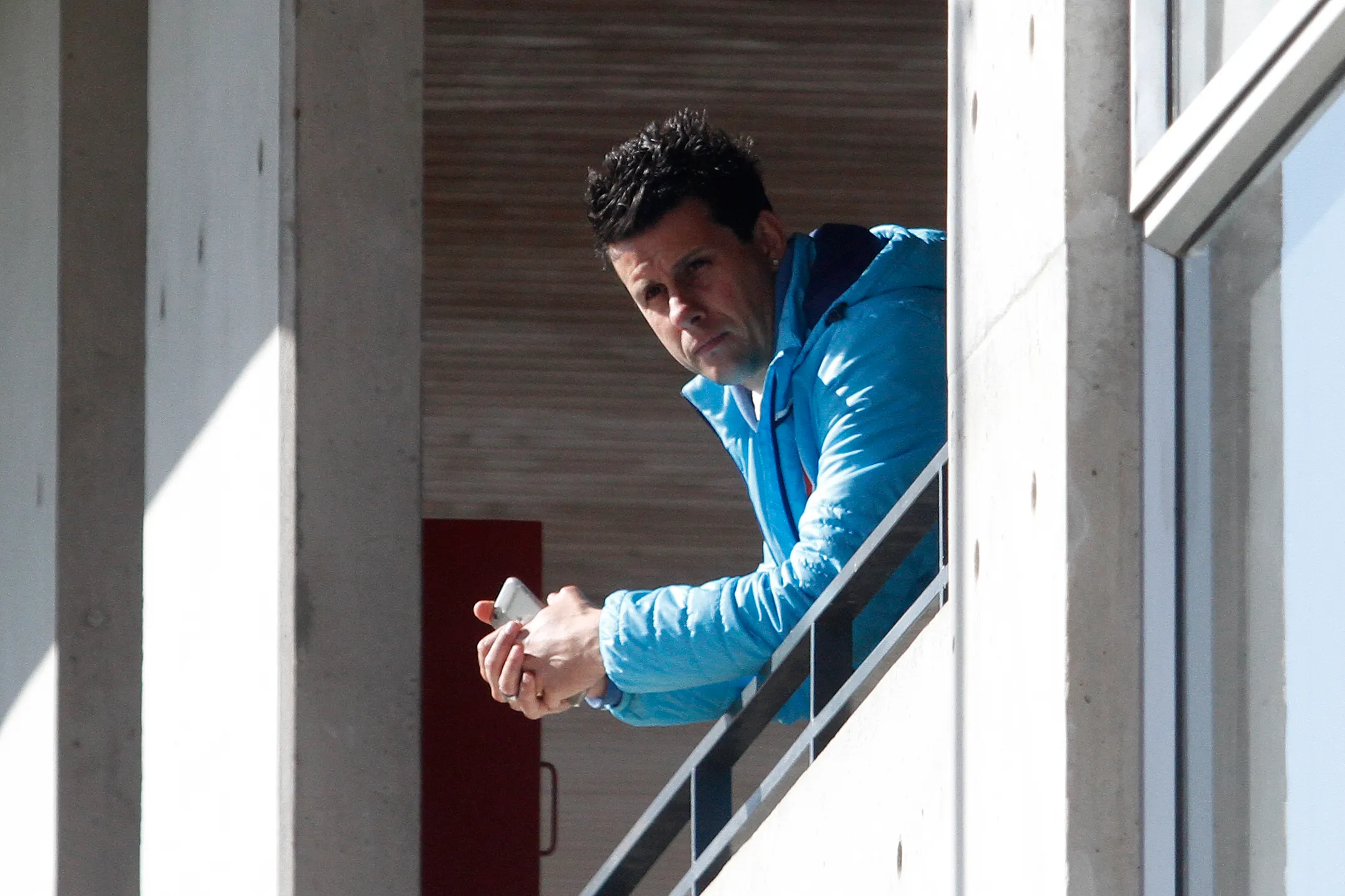 Diego Rivarola ya vive el Superclásico en Universidad de Chile. (Imagen: Photosport)
