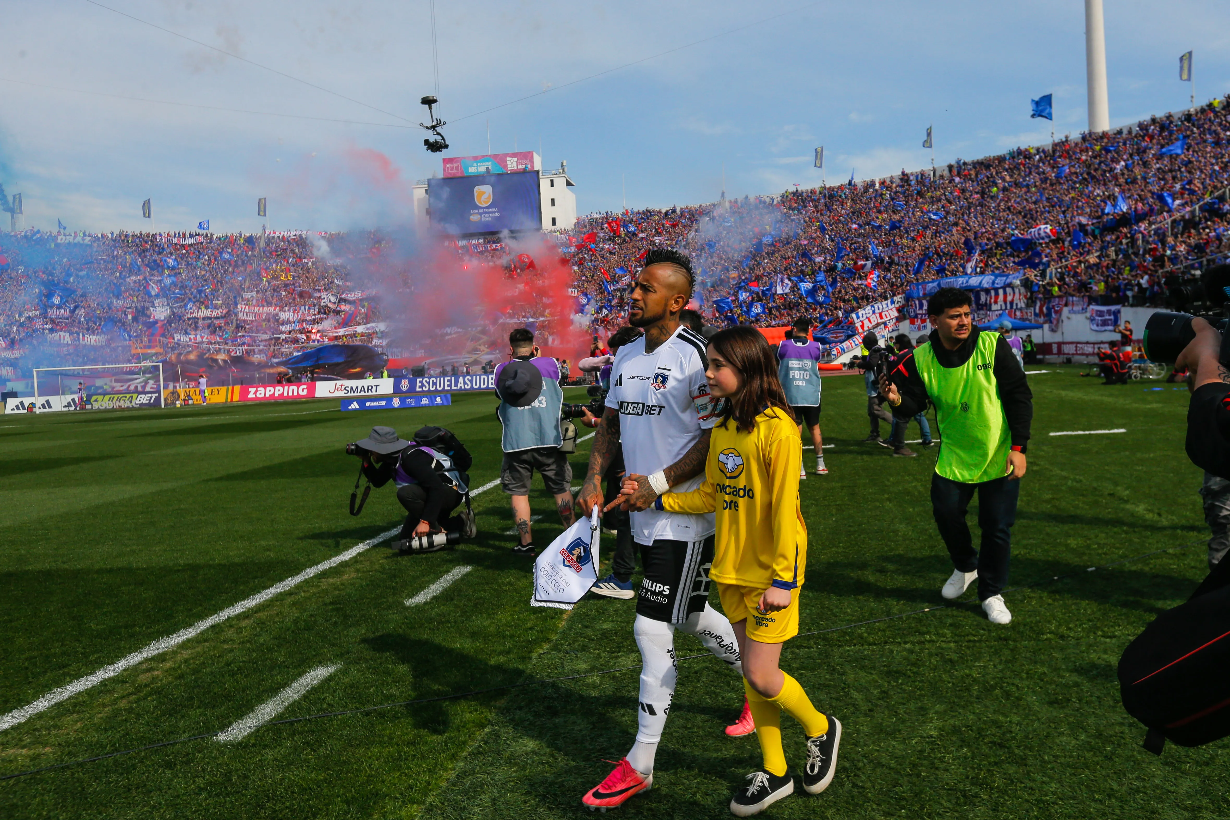 Arturo Vidal analizó el Superclásico entre Universidad de Chile y Colo Colo. (Imagen: Photosport)