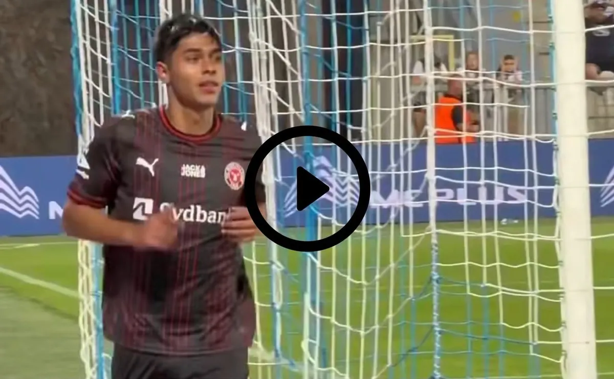 VIDEO | Mientras define su futuro: Darío Osorio se luce con un megagolazo para el Midtjylland en la Conference League