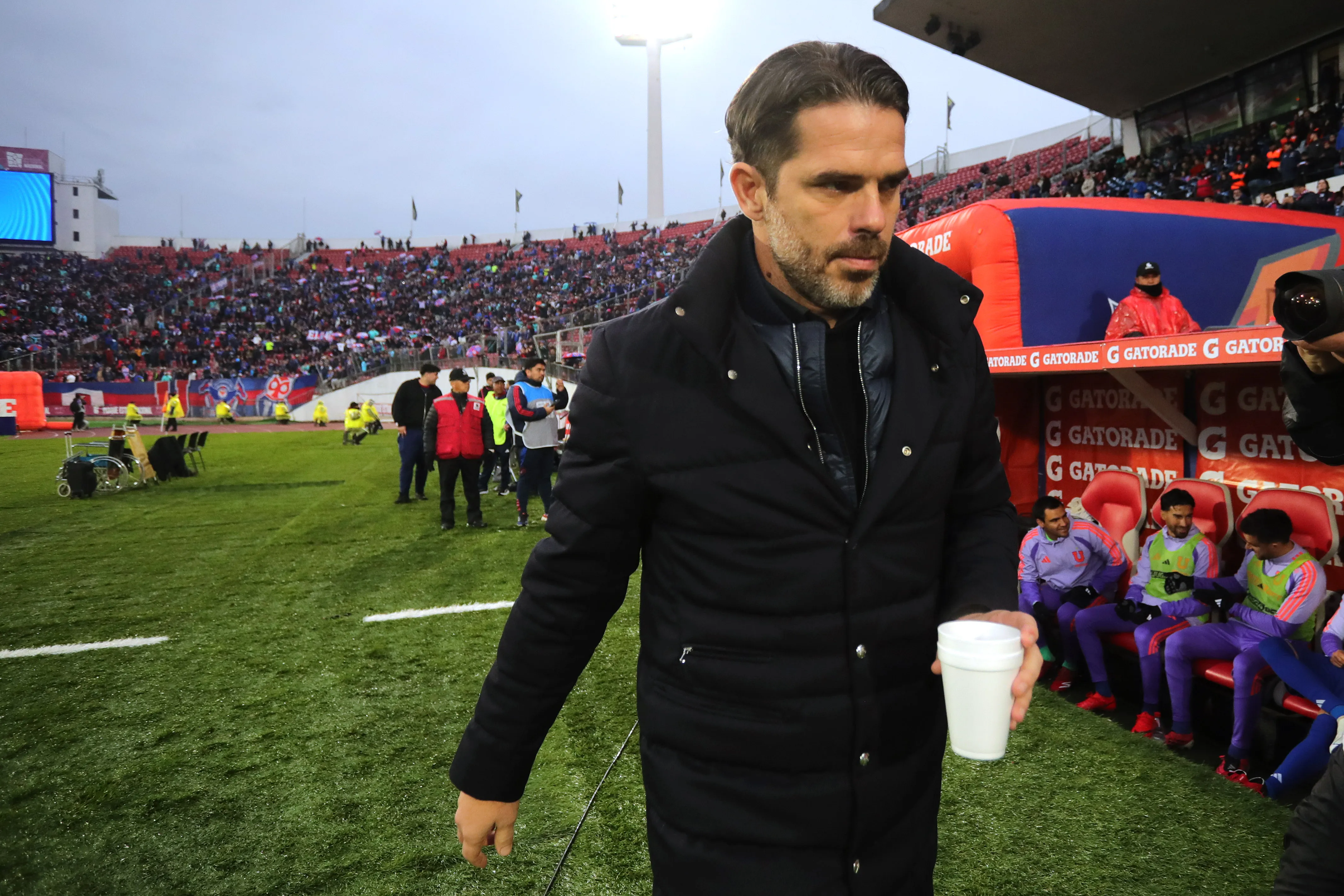 Fernando Gago ratificó a Gabriel Castellón en Universidad de Chile. (Imagen: Photosport)