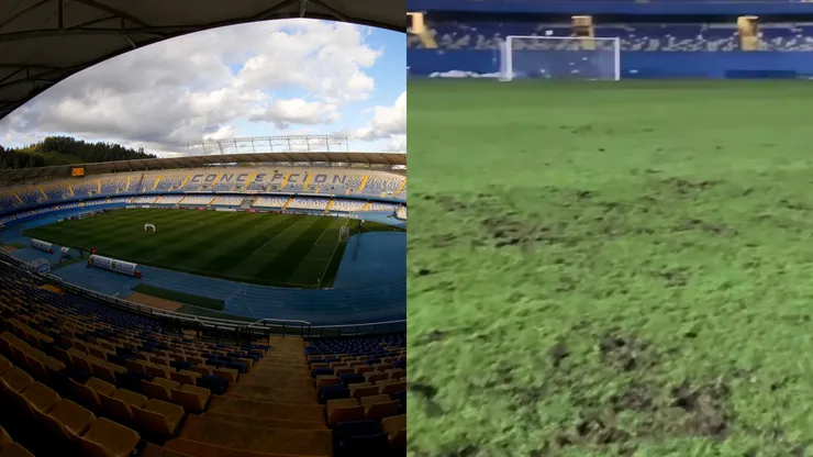 Así luce la cancha del Ester Roa Rebolledo.