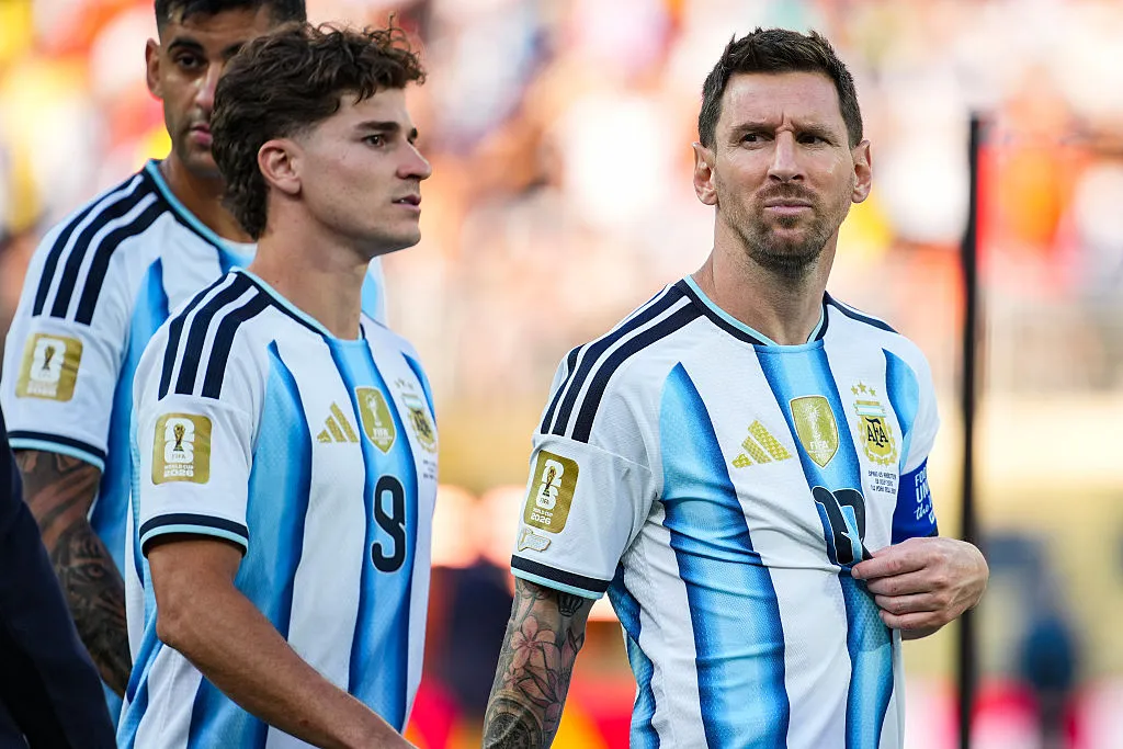 “Ya no tengo más para dar”, confesó Messi en su carta (Photo by Andrew Harnik/Getty Images).