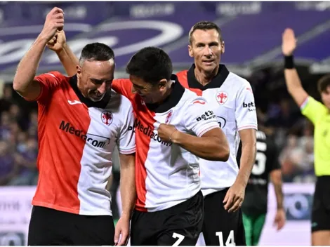VIDEO: Pizarro pone a bailar cueca a Ribéry en partido de leyendas