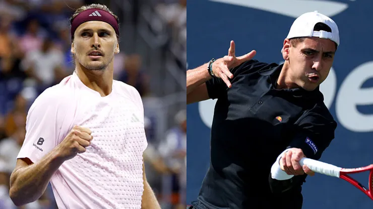 Zverev y Tabilo, cara a cara en el US Open.