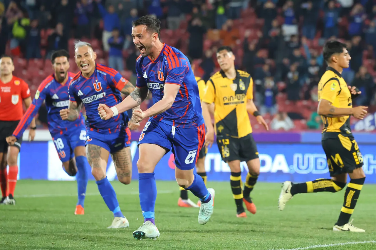 Octavio Rivero gritó su primer gol en la U (Photosport).