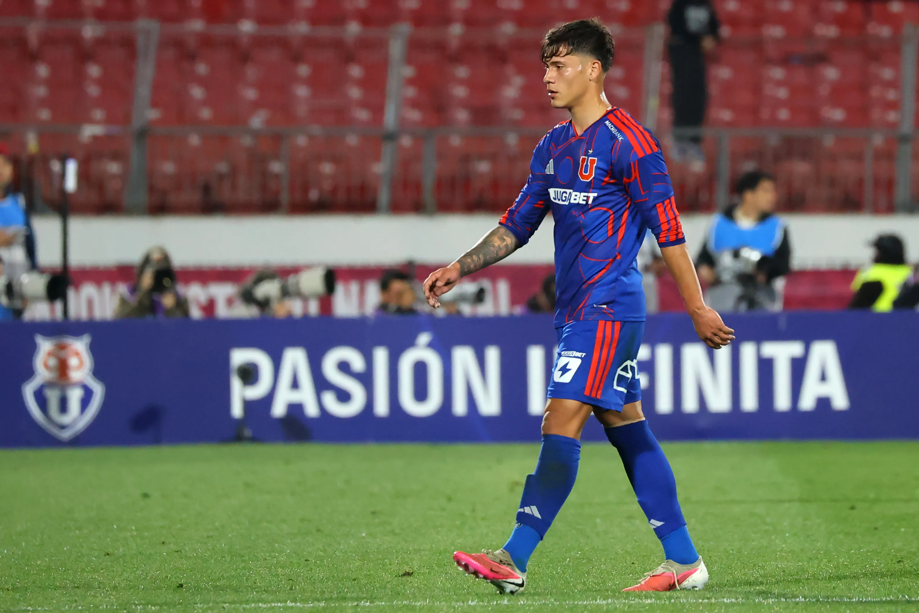 Lucas Barrera será baja en Universidad de Chile. (Imagen: Photosport)