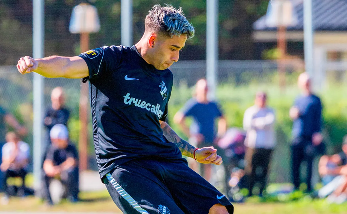 ¡Jugó más de 20 minutos!: así fue el debut de Lucas Assadi en el AIK de Suecia