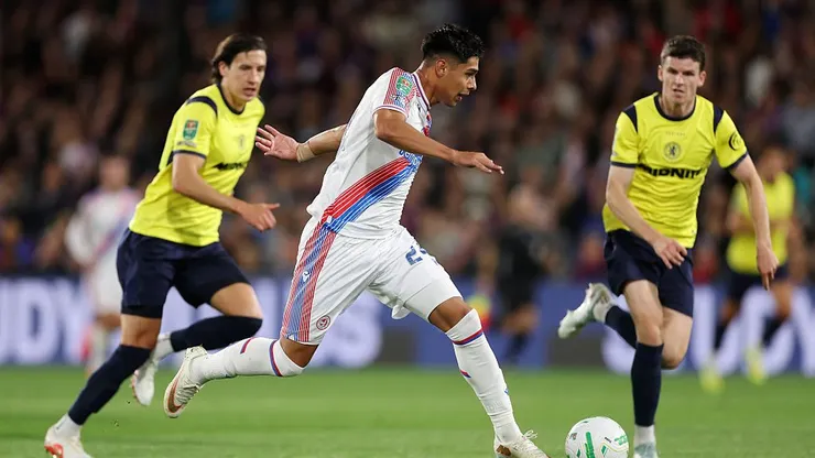 Darío Osorio fue titular en goleada del Crystal Palace. (Foto: Alex Pantling/Getty Images)