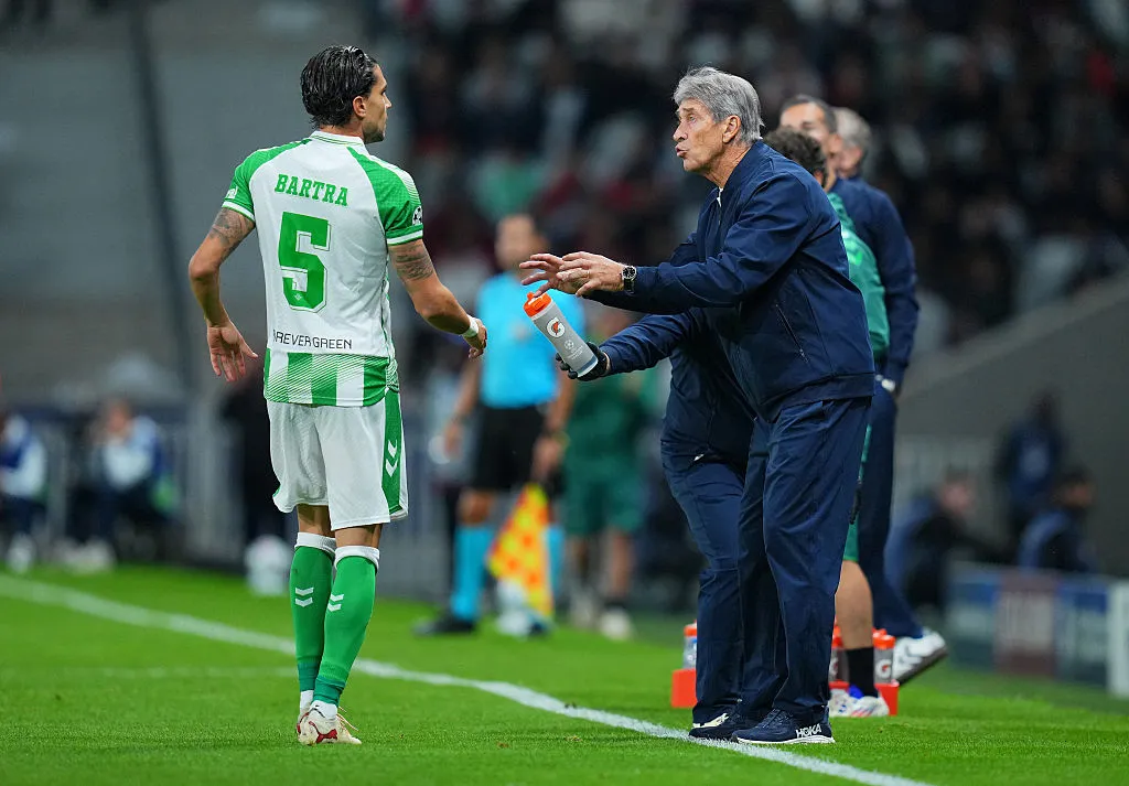 Manuel Pellegrini guió al Real Betis a un triunfo en su estreno en la Champions League 2026-2027. (Foto: Franco Arland/Getty Images)