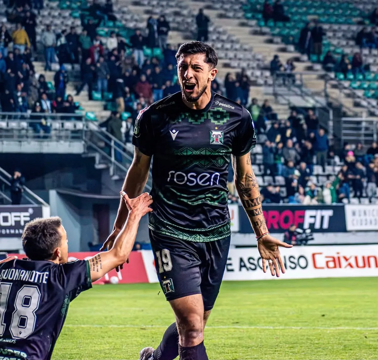 Diego Sánchez brilló en una fría noche en Temuco. (Foto: @deportes_temuco_oficial)