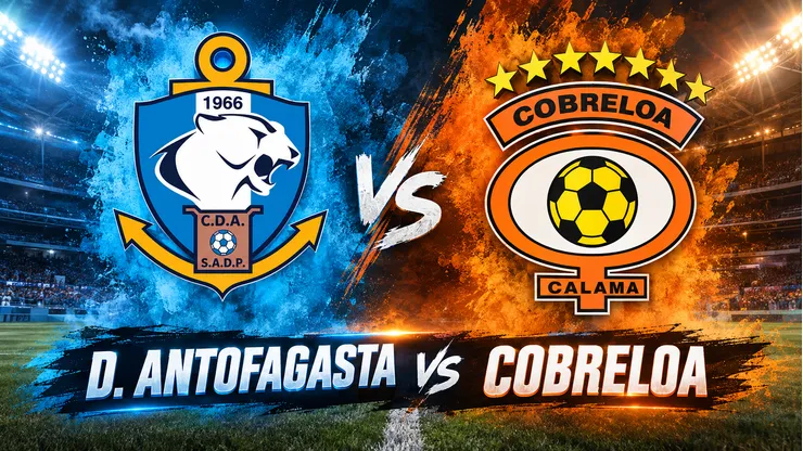 Antofagasta y Cobreloa se enfrentan este jueves por la Fecha 25 de Primera B.