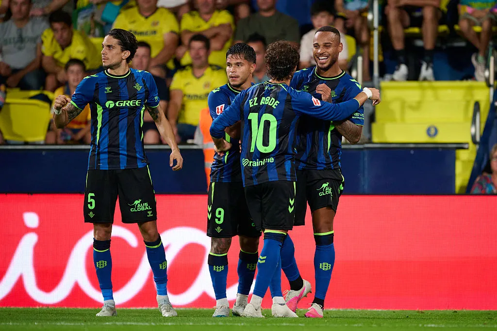Betis derrotó a Villarreal a domicilio y sigue encumbrado en la parte alta de la tabla (Getty Images).