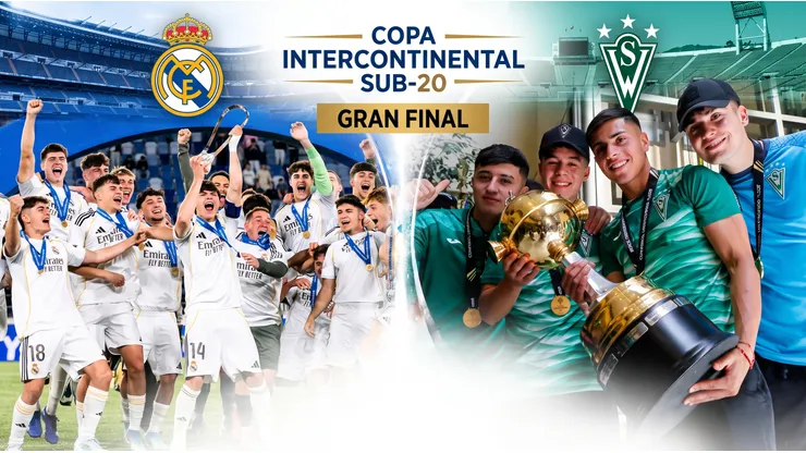Real Madrid y Santiago Wanderers definen al nuevo campeón de la Copa Intercontinental Sub 20. (Foto: IA)