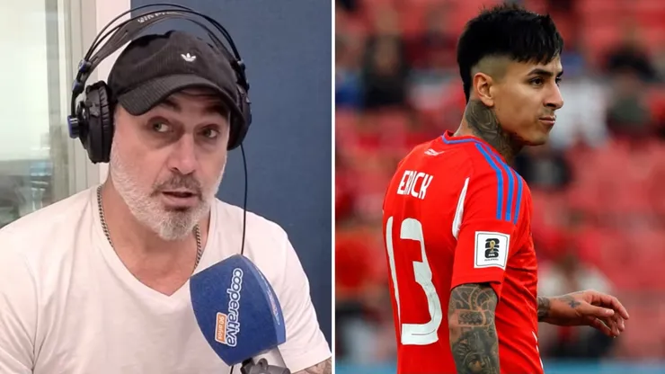 Marcelo Barticciotto le cae a Erick Pulgar en la Selección Chilena