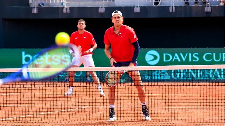 Chile cayó inapelablemente ante España en la Copa Davis. (Foto: Photosport)