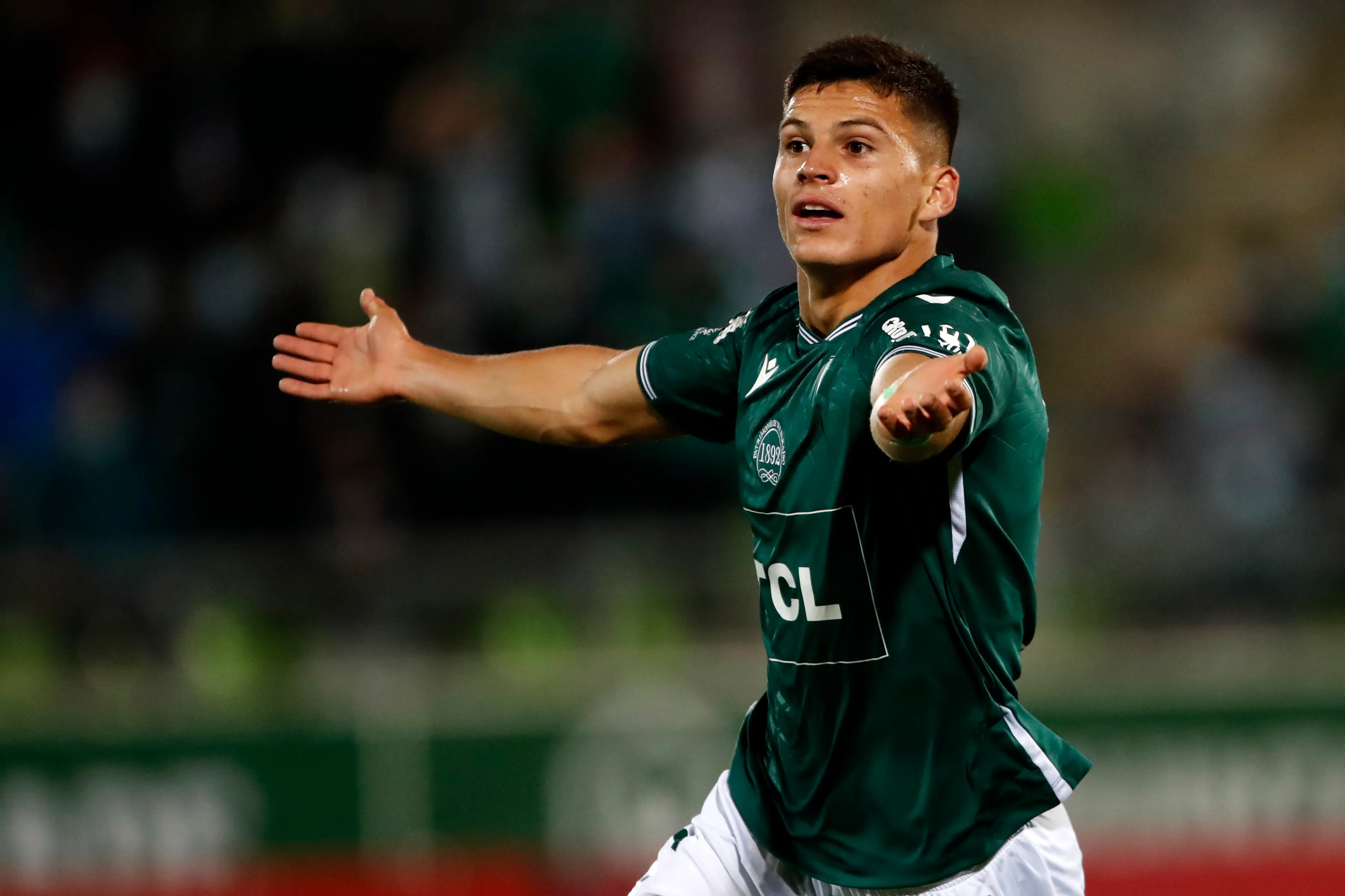 Lucas Cepeda se formó en Santiago Wanderers. (Imagen: Photosport)