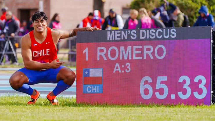 Claudio Romero le dio el 30° oro al Team Chile.