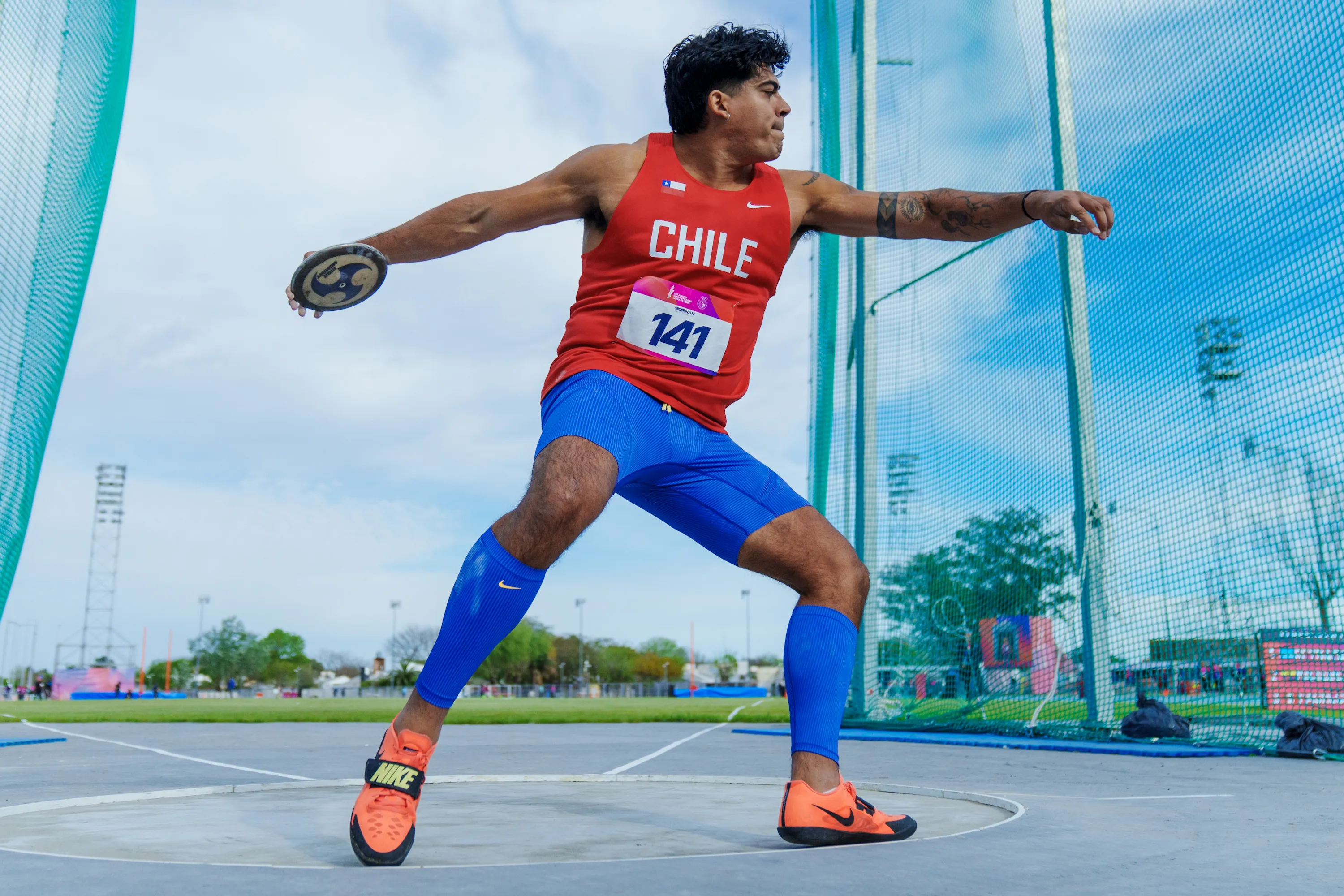 El lanzador de disco cumplió con su favoritismo en Santa Fe (Team Chile).