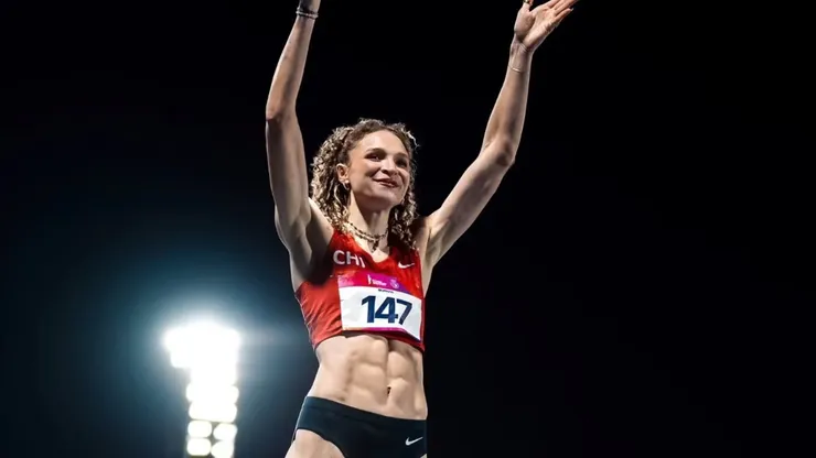 Martina Weil ganó oro y rompió el récord de los 400 metros. (Foto: Sebastián Lasquera)