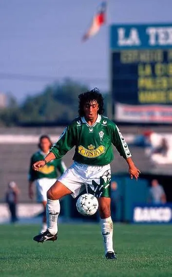 Cristián Flores en su etapa en Santiago Wanderers.