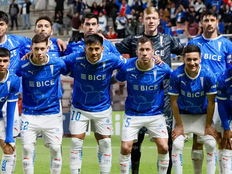 La formación de Universidad Católica contra Unión La Calera