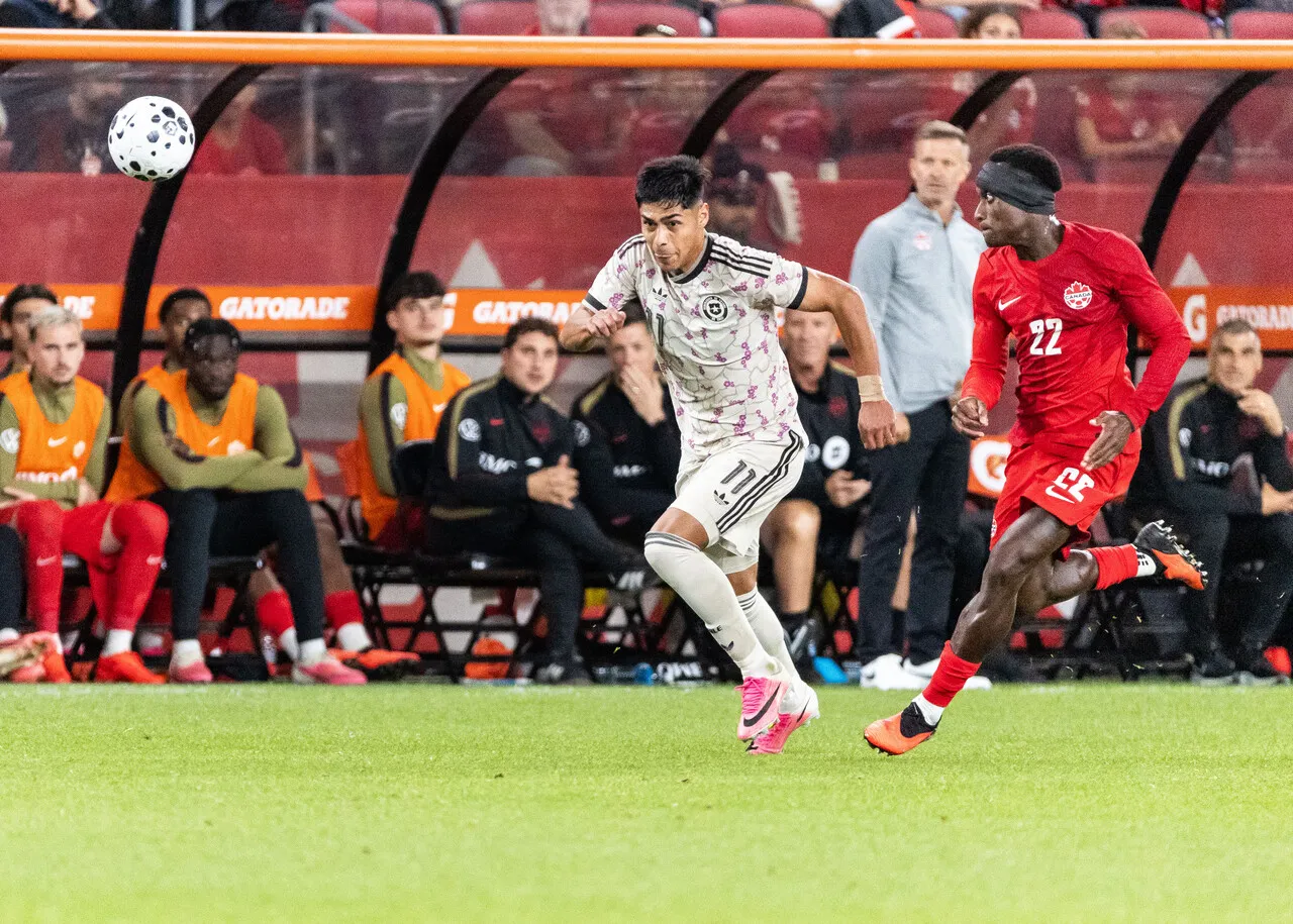 Darío Osorio el mejor de Chile en la noche de Toronto (Photosport).
