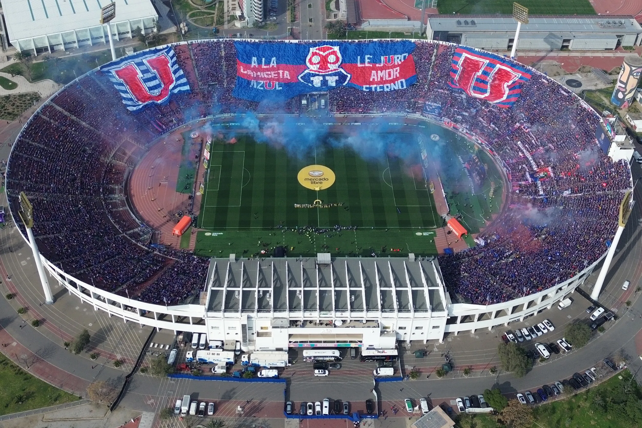 Todo indica que Universidad de Chile saldrá de Estadio Nacional. (Imagen: Photosport)