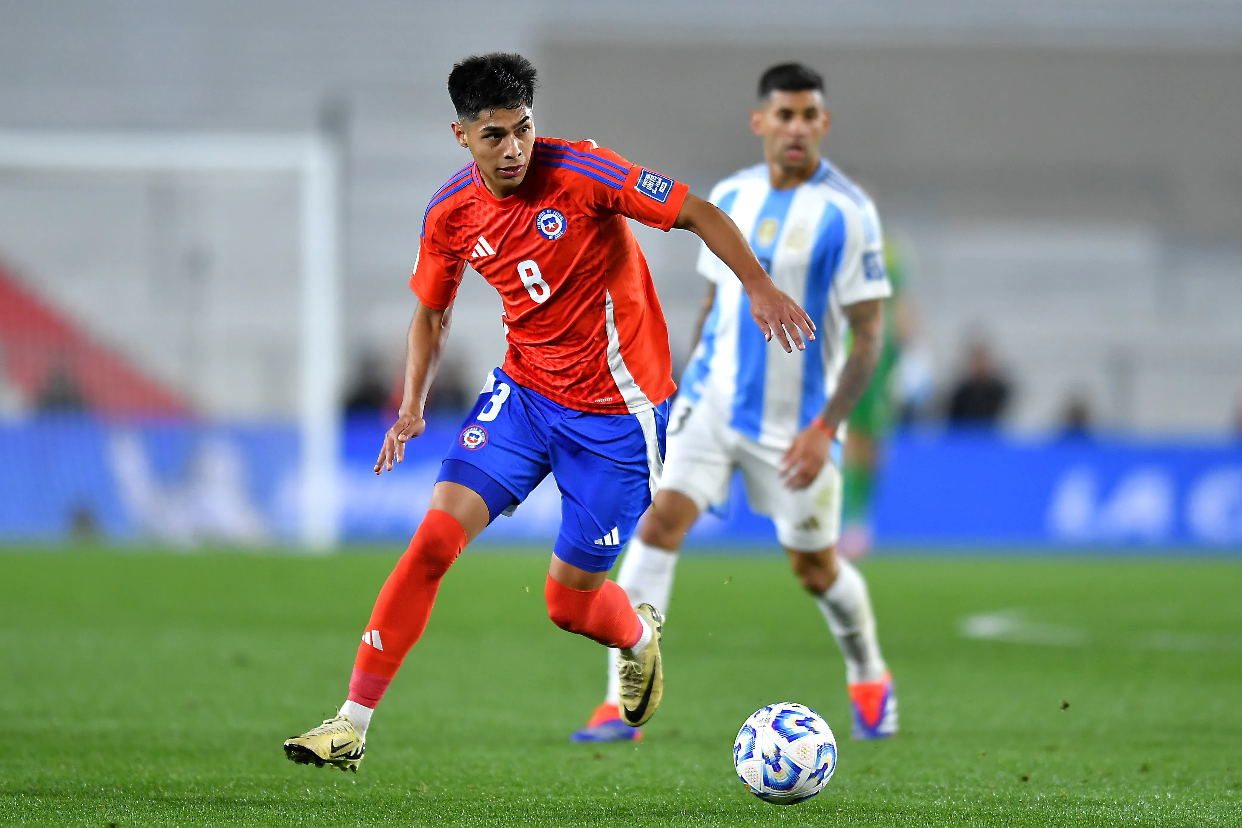 Darío Osorio destaca en la Selección Chilena. (Foto: Getty Images)