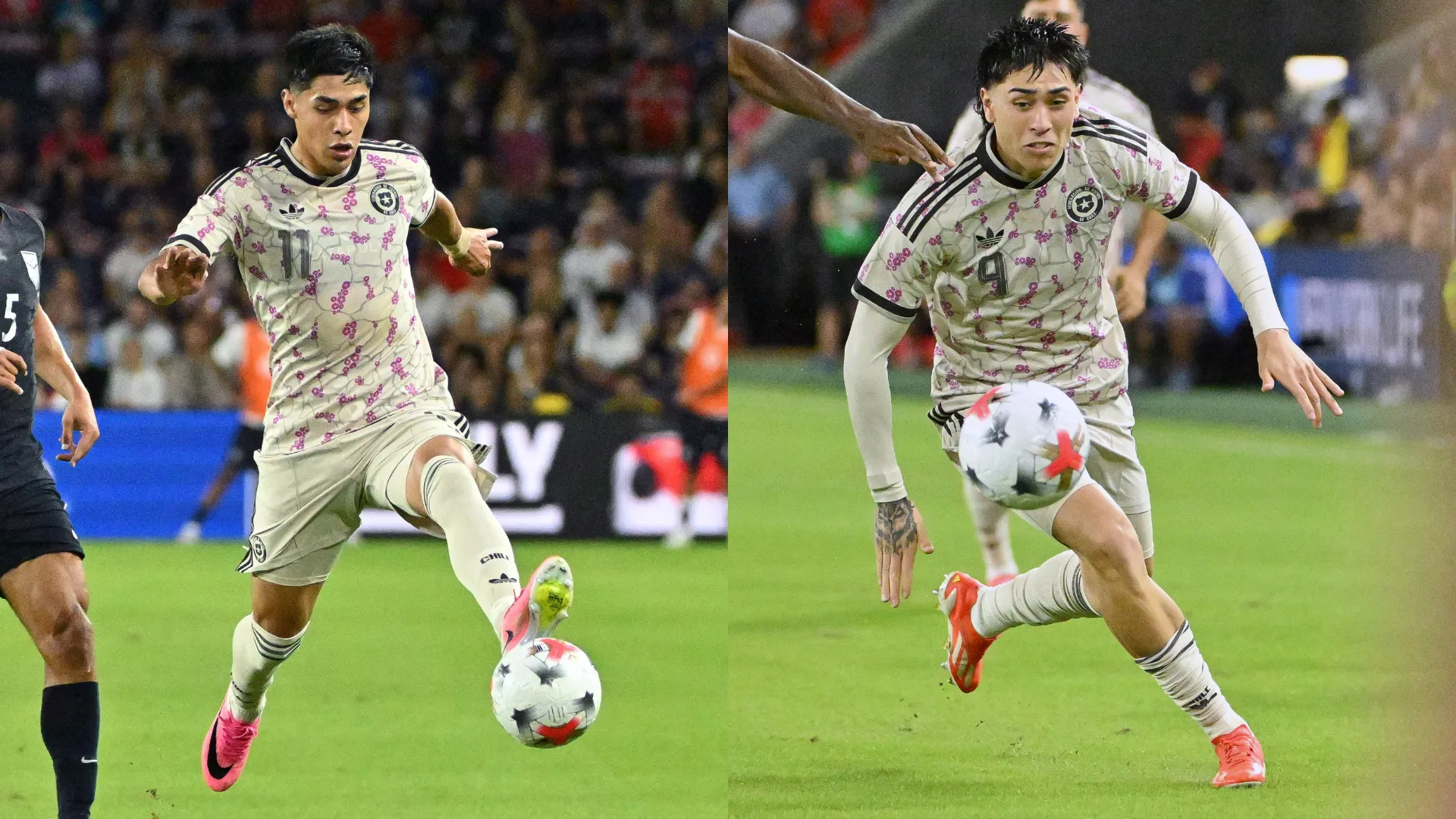 Darío Osorio y Maximiliano Gutiérrez brillaron en la Selección Chilena. (Imagen: Photosport)