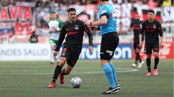 29/09/2026 Futbol, Deportes Puerto Montt vs Colo Colo. Cuartos de Final Copa Chile 2026. El jugador de Colo Colo Alvaro Madrid es fotografiado durante el partido de ida de la Copa Chile contra Deportes Puerto Montt disputado en el estadio Bicentenario Chinquihue en la ciudad de Puerto Montt. Nicolas Klein/Photosport September 29, 2026 Football: Deportes Puerto Montt vs. Colo-Colo. 2026 Copa Chile Quarter-finals. Colo-Colo player Alvaro Madrid is photographed during the first leg of the Copa Chile match against Deportes Puerto Montt, played at the Bicentenario Chinquihue Stadium in the city of Puerto Montt. Nicolas Klein/Photosport