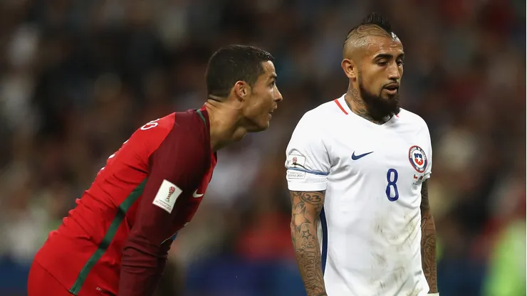Arturo Vidal opinó sobre la situación de Cristiano Ronaldo. (Foto: Getty Images)