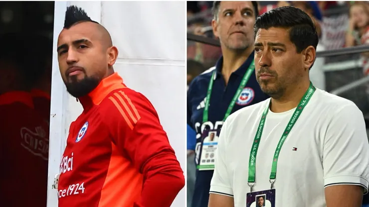 Arturo Vidal le cayó con todo a Nicolás Córdova en la Selección Chilena