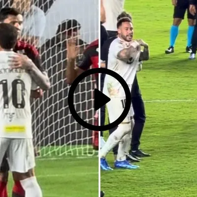 VIDEO: Pulgar protagoniza cruce con Neymar y termina recibiendo su camiseta