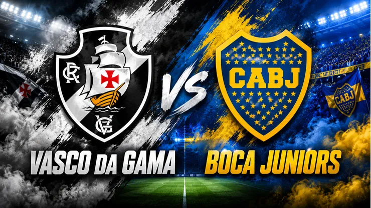 Vasco da Gama vs. Boca Juniors se enfrentan este martes por la Copa Sudamericana.
