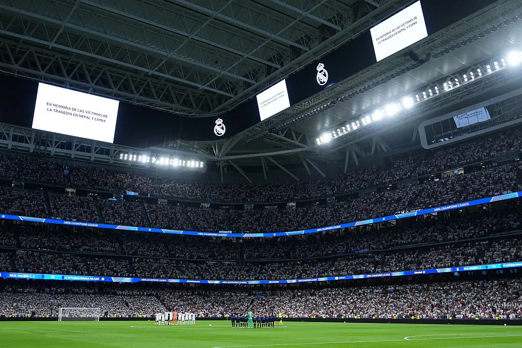 Está todo preparado en el Estadio Santiago Bernabéu. (Foto: Ángel Martínez/Getty Images)
