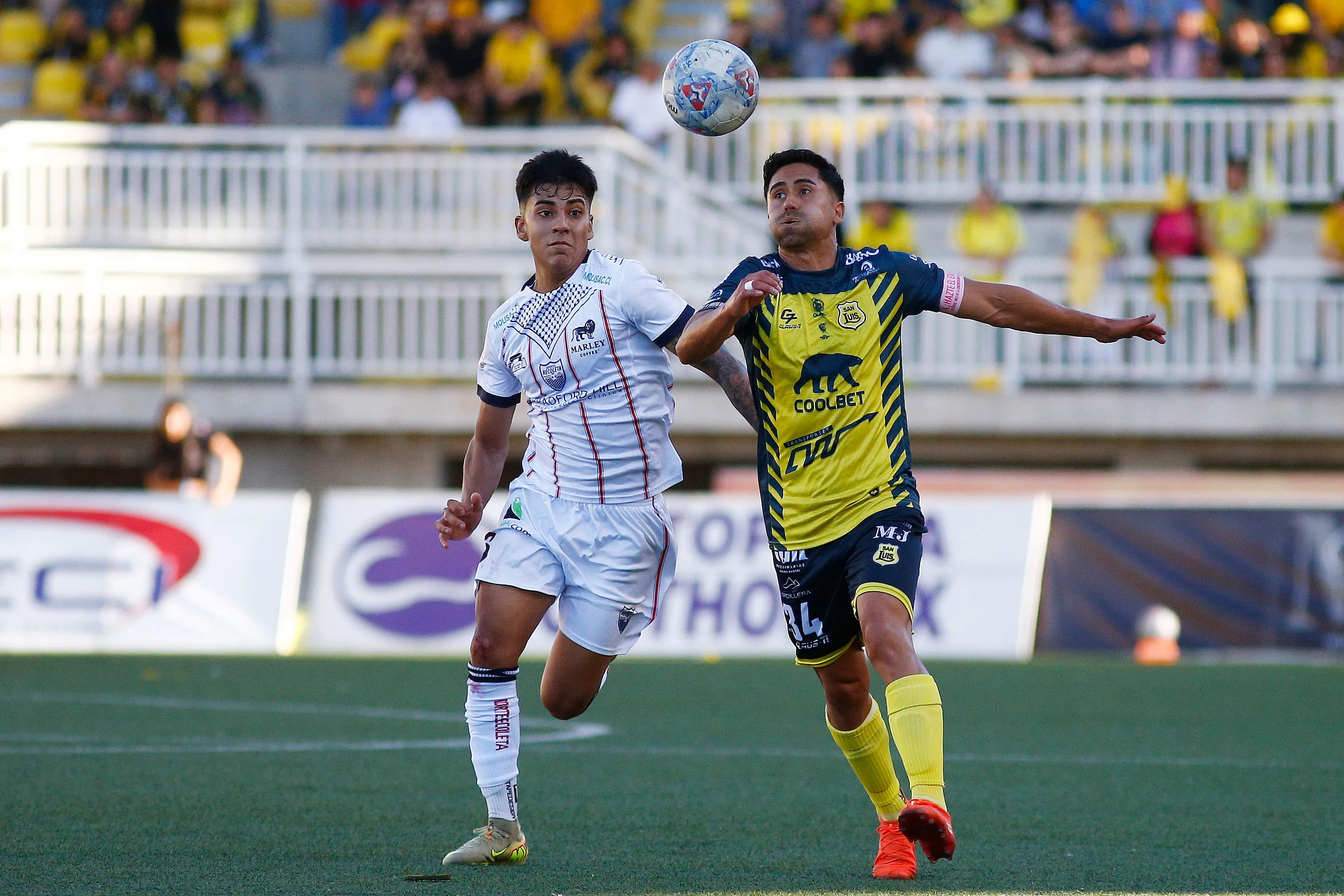 San Luis de Quillota salvó un agónico empate ante Deportes Recoleta. (Foto: Manuel Lema/Photosport)