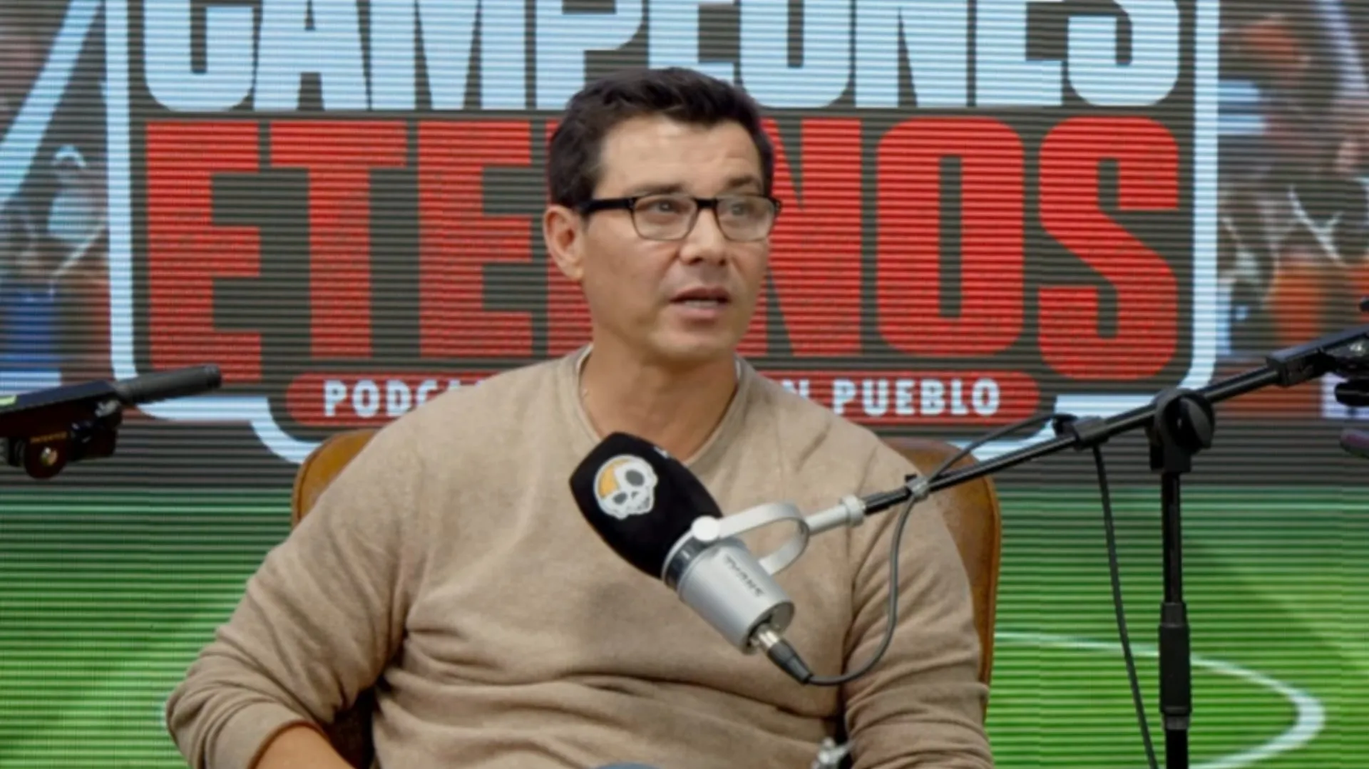 David Henríquez en el podcast ‘Campeones Eternos’. (Foto: Captura)