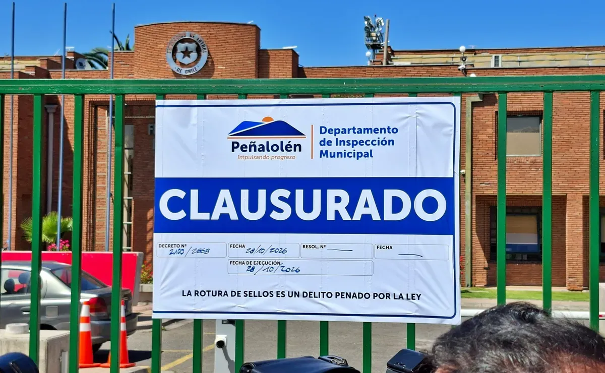 Así luce la sede de la ANFP tras ser clausurada (Créditos: RedGol).