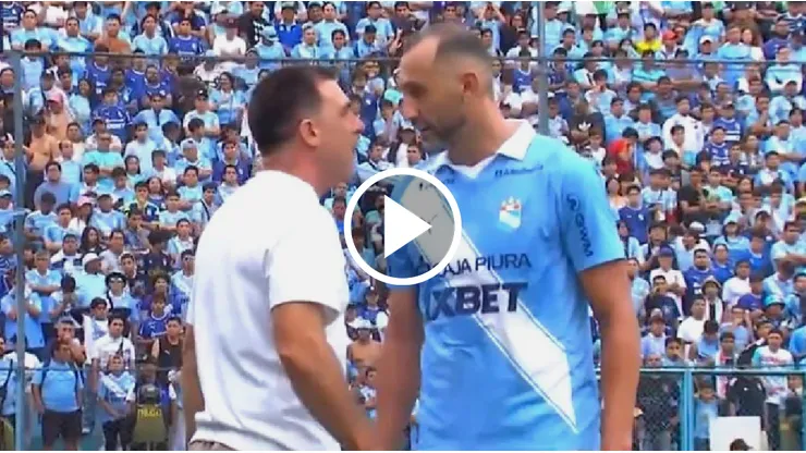 Pablo Guede protagoniza fuerte altercado con Hernán Barcos. (Foto: Captura)