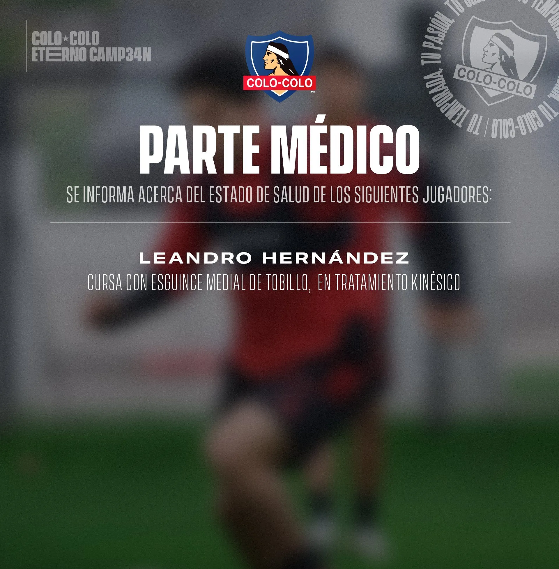 Parte médico de Colo Colo.
