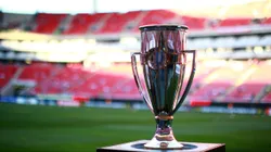 ZAPOPAN, MEXICO - APRIL 25: CONCACAF Champions League 2018 trophy is seen prior the second leg match of the final between Chivas and Toronto FC as part of CONCACAF Champions League 2018 at Akron Stadium on April 25, 2018 in Zapopan, Mexico. (Photo by Hector Vivas/Getty Images)