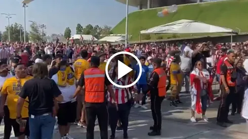 Incidentes en la previa del Chivas vs. Tigres