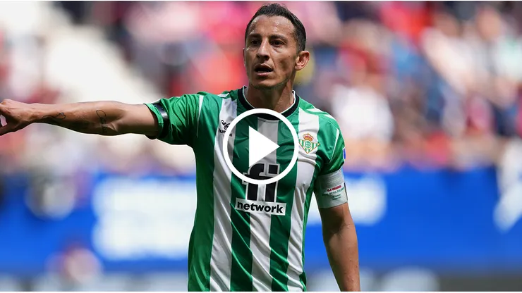 Andrés Guardado, miembro de Real Betis.