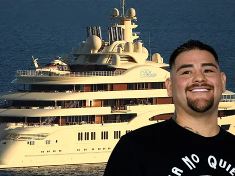 El millonario yate que disfruta Andy Ruiz tras el escándalo en Twitter